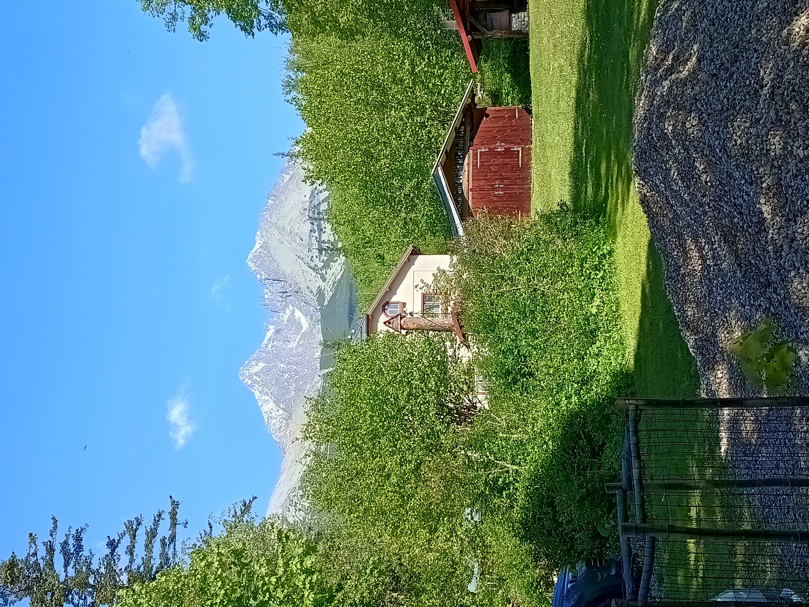 ranní pohled z penzionu